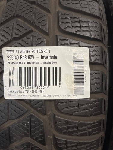 Set gomme 225 40r18 - 4,